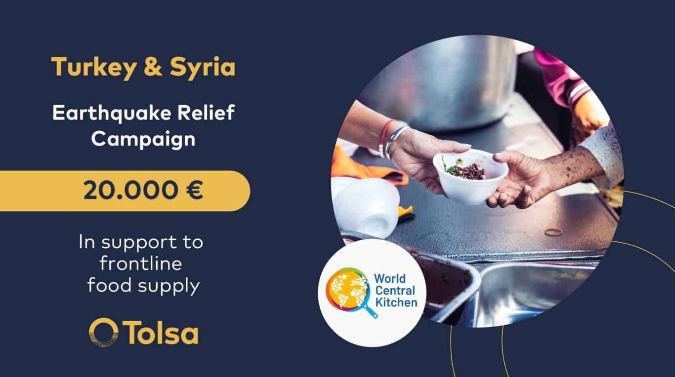 OLSA WORKS WITH WCK TO HELP EARTHQUAKE VICTIMS IN TURKEY AND SYRIA